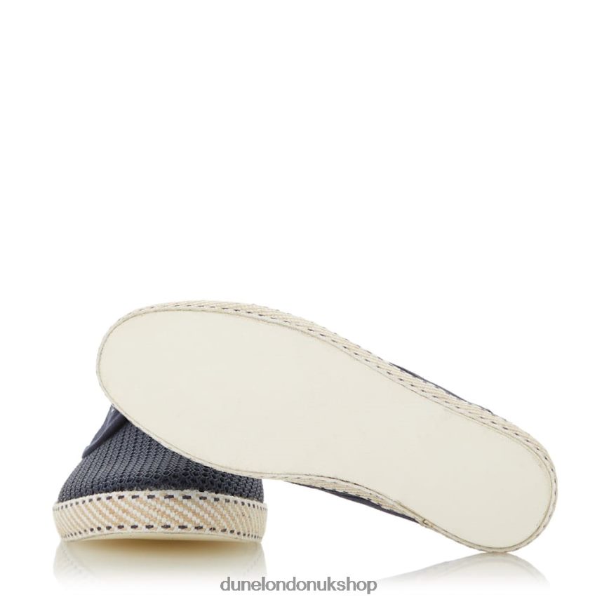 Mesh Lace-Up Espadrilles Men N4BBPB676 Dune London Flash Navy