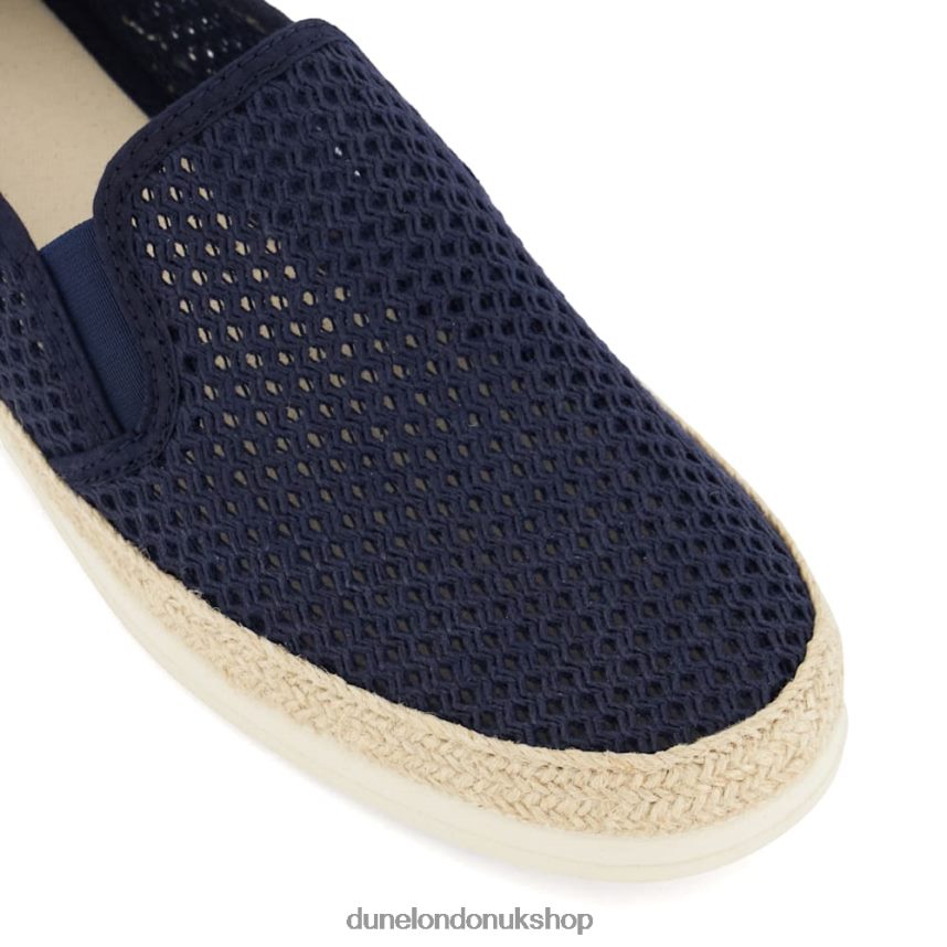 Perforated Casual Espadrilles Men N4BBPB697 Dune London Fisherr Navy