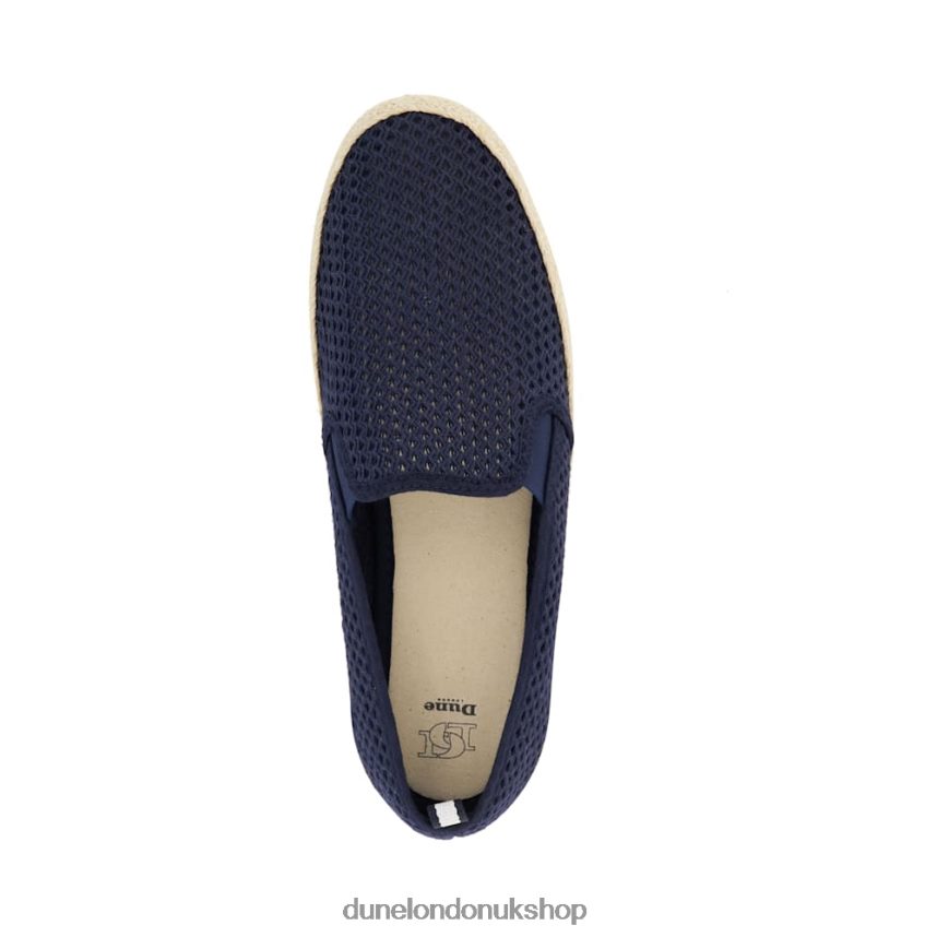 Perforated Casual Espadrilles Men N4BBPB697 Dune London Fisherr Navy