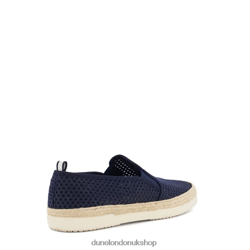 Perforated Casual Espadrilles Men N4BBPB697 Dune London Fisherr Navy