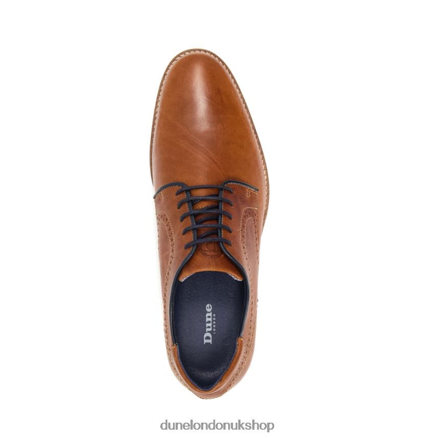 Piped Gibson Shoes Men N4BBPB868 Dune London Brampton Tan