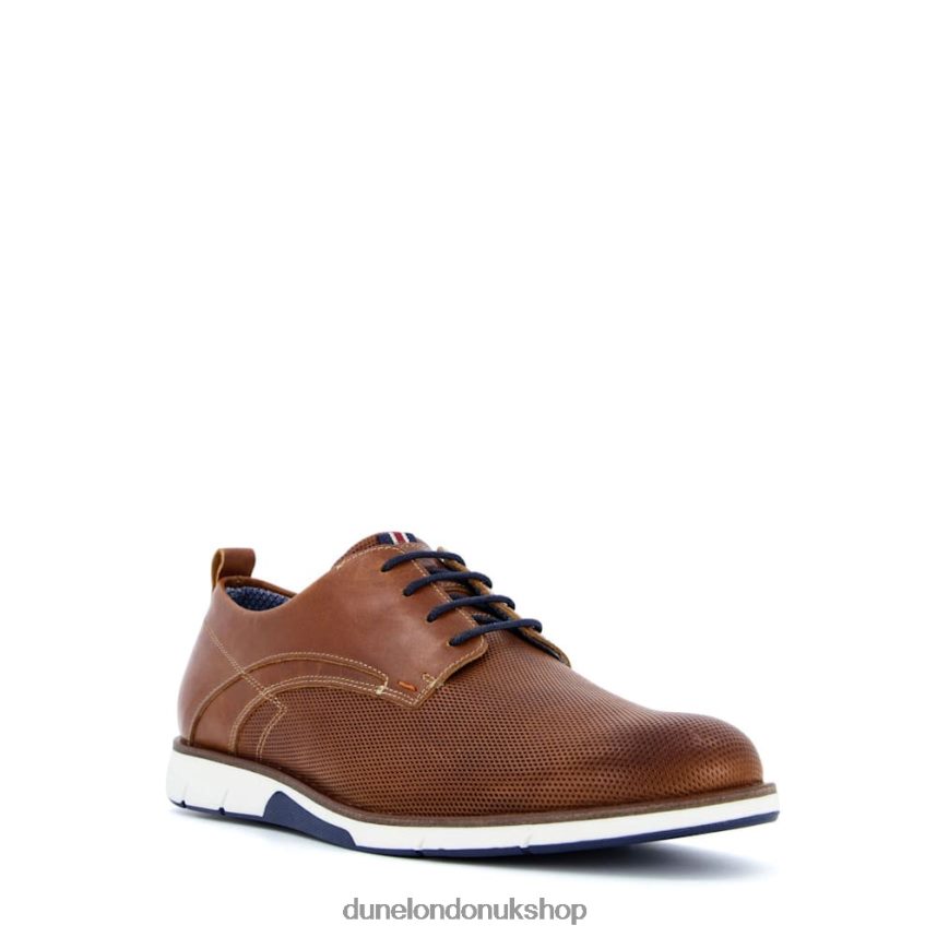 Punch Hole Casual Shoes Men N4BBPB829 Dune London Balad Tan