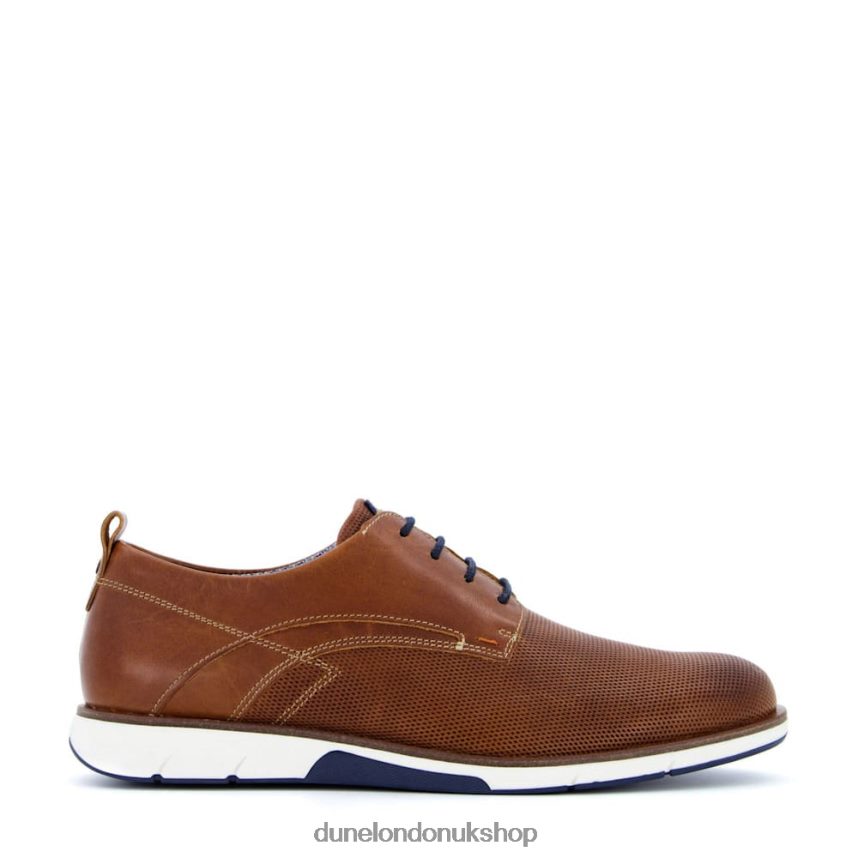 Punch Hole Casual Shoes Men N4BBPB829 Dune London Balad Tan