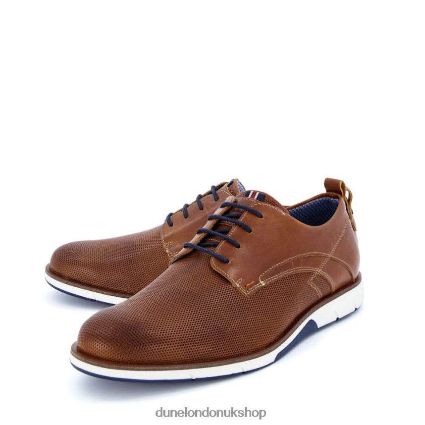 Punch Hole Casual Shoes Men N4BBPB829 Dune London Balad Tan