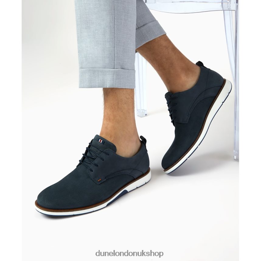 Punch Hole Casual Shoes Men N4BBPB846 Dune London Balad Blue