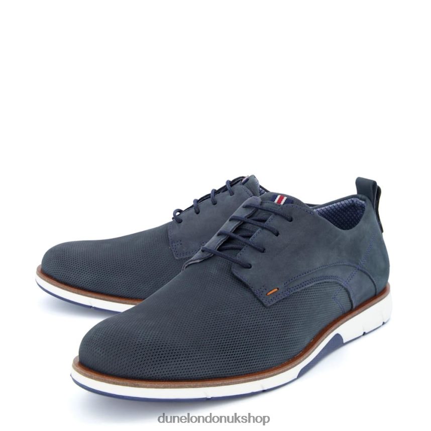 Punch Hole Casual Shoes Men N4BBPB846 Dune London Balad Blue