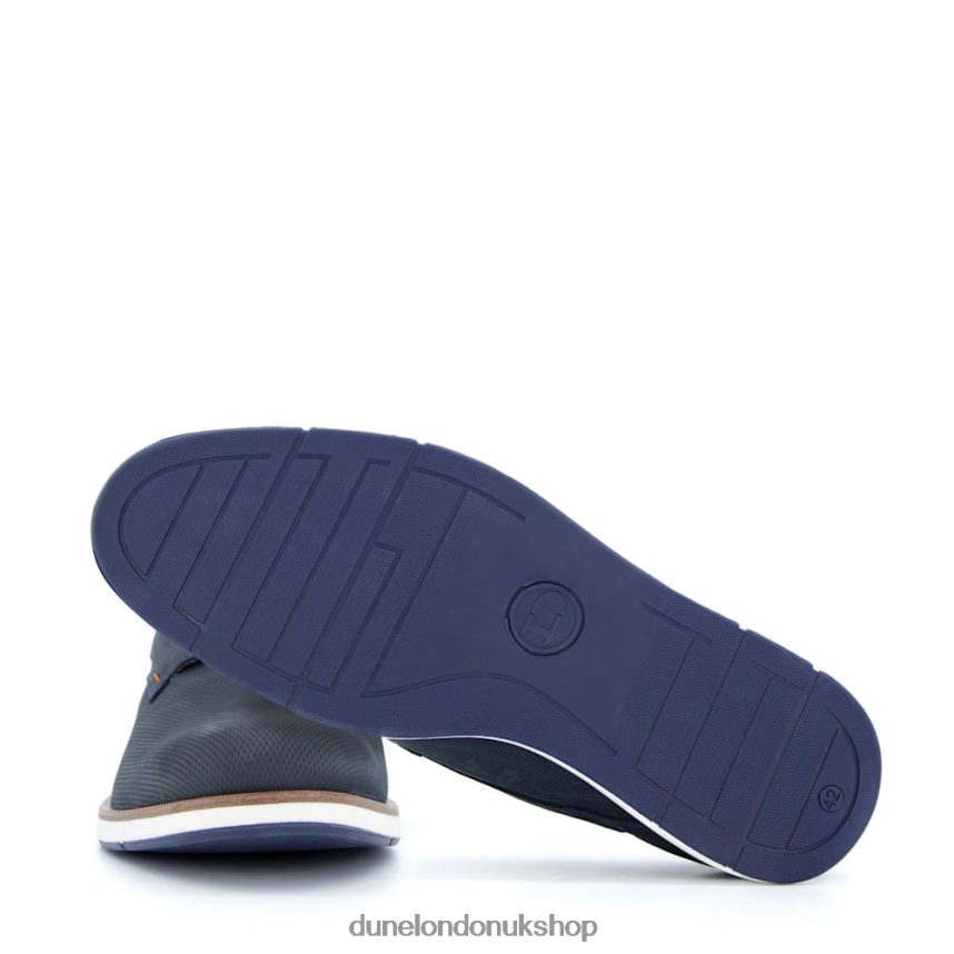 Punch Hole Casual Shoes Men N4BBPB846 Dune London Balad Blue