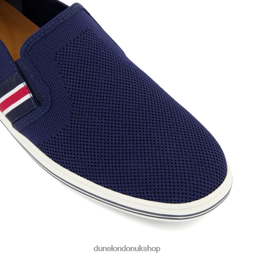 Stripe-Detail Casual Shoes Men N4BBPB782 Dune London Broader Navy