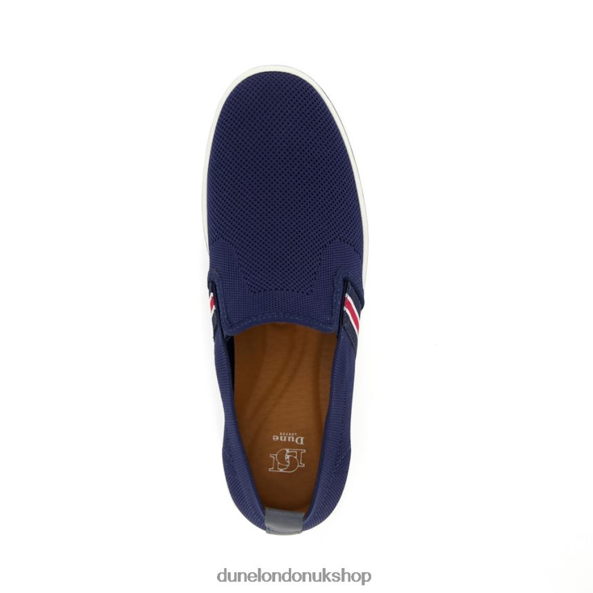 Stripe-Detail Casual Shoes Men N4BBPB782 Dune London Broader Navy