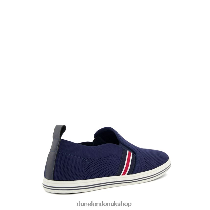 Stripe-Detail Casual Shoes Men N4BBPB782 Dune London Broader Navy