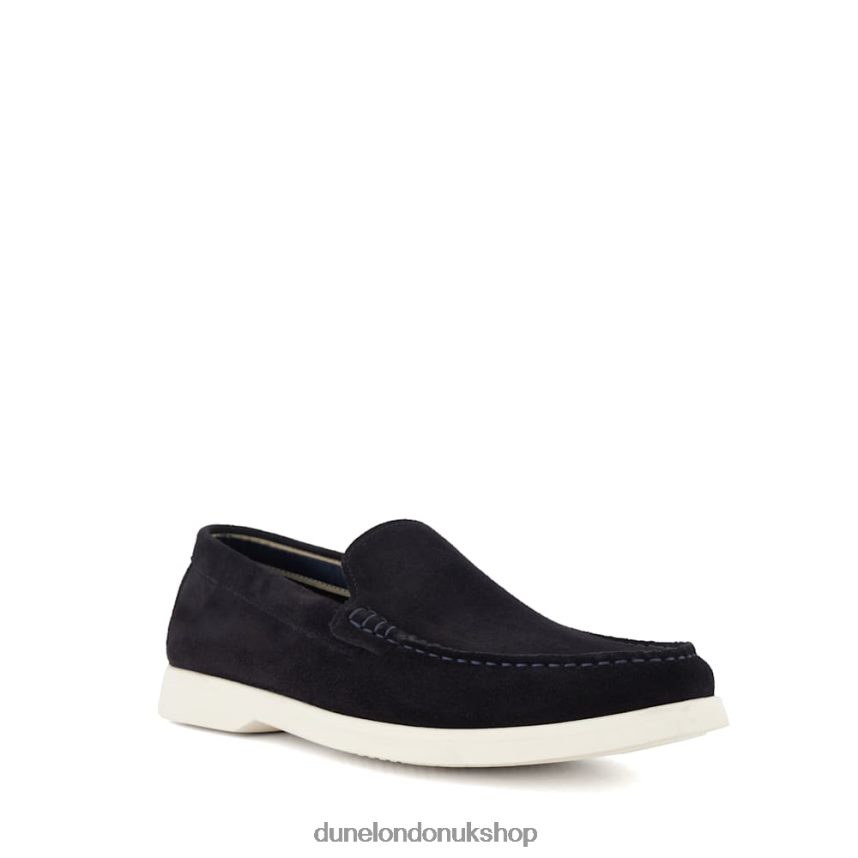 Casual Suede Loafers Men N4BBPB774 Dune London Buftonn Navy