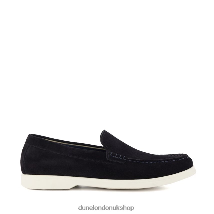 Casual Suede Loafers Men N4BBPB774 Dune London Buftonn Navy