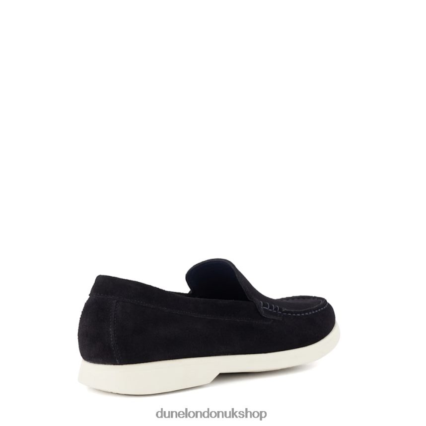 Casual Suede Loafers Men N4BBPB774 Dune London Buftonn Navy