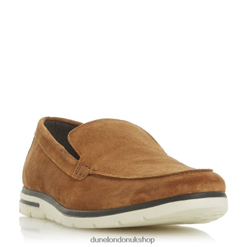 Casual Wedge Loafers Men N4BBPB853 Dune London Beep Tan