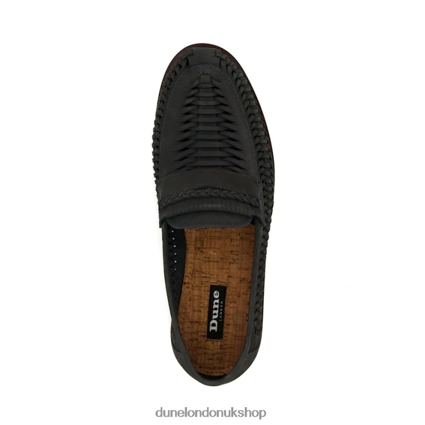 Casual Woven Loafers Men N4BBPB710 Dune London Brickles Dark Navy