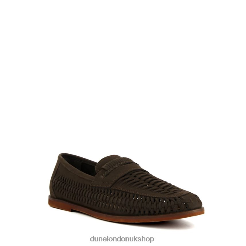 Casual Woven Loafers Men N4BBPB776 Dune London Brickles Brown