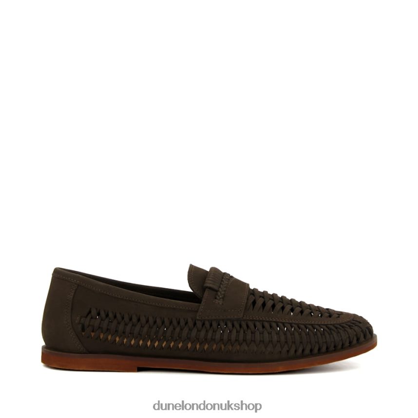 Casual Woven Loafers Men N4BBPB776 Dune London Brickles Brown