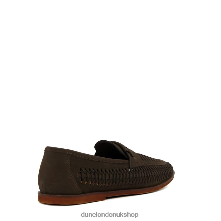 Casual Woven Loafers Men N4BBPB776 Dune London Brickles Brown