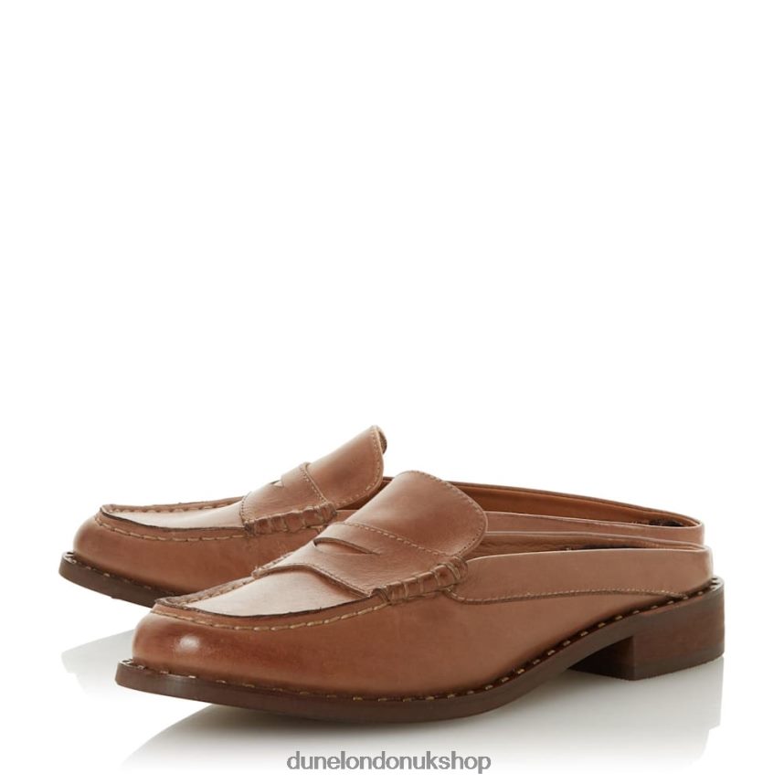 Leather Mule Loafer Men N4BBPB424 Dune London Greenland Cream