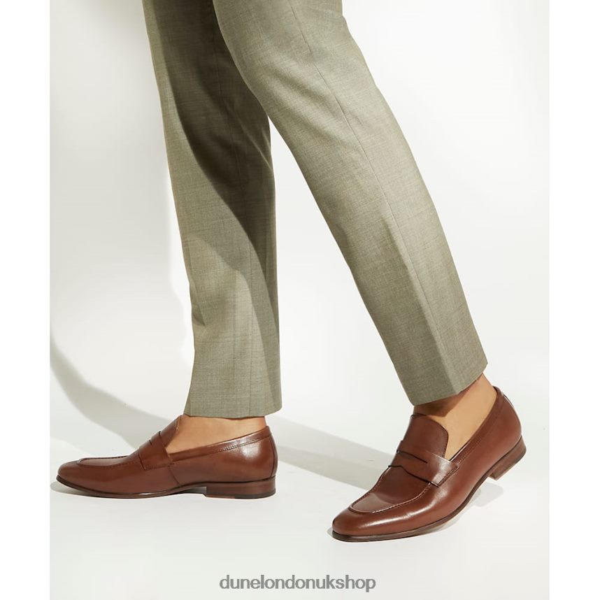 Saddle Loafers Men N4BBPB781 Dune London Server Tan