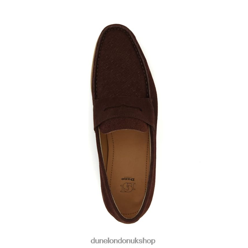 Saddle-Trim Loafers Men N4BBPB780 Dune London Beato Brown