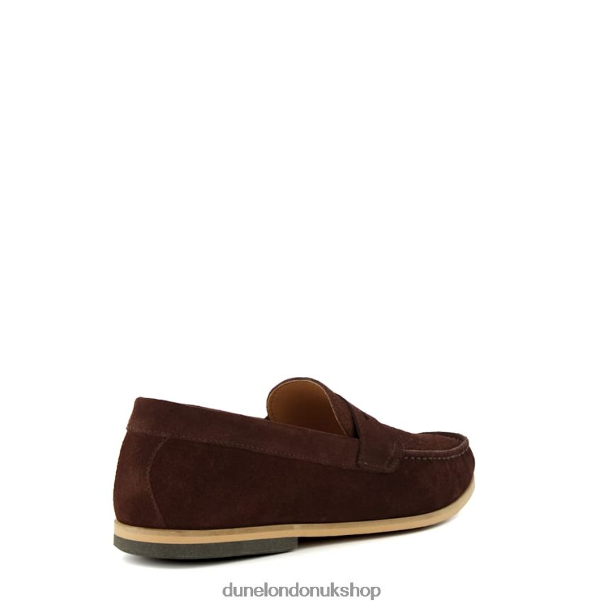 Saddle-Trim Loafers Men N4BBPB780 Dune London Beato Brown