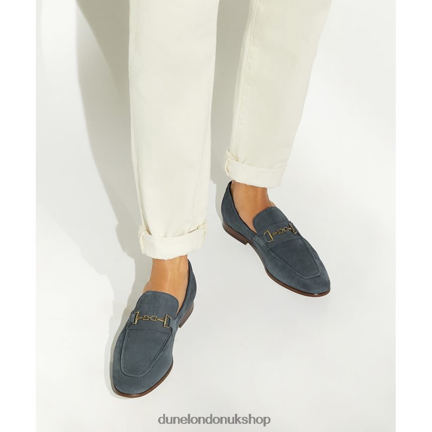 Snaffle-Trim Loafers Men N4BBPB715 Dune London Sanction Navy