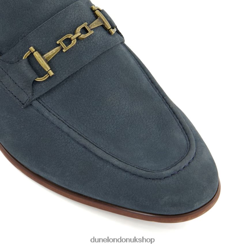 Snaffle-Trim Loafers Men N4BBPB715 Dune London Sanction Navy