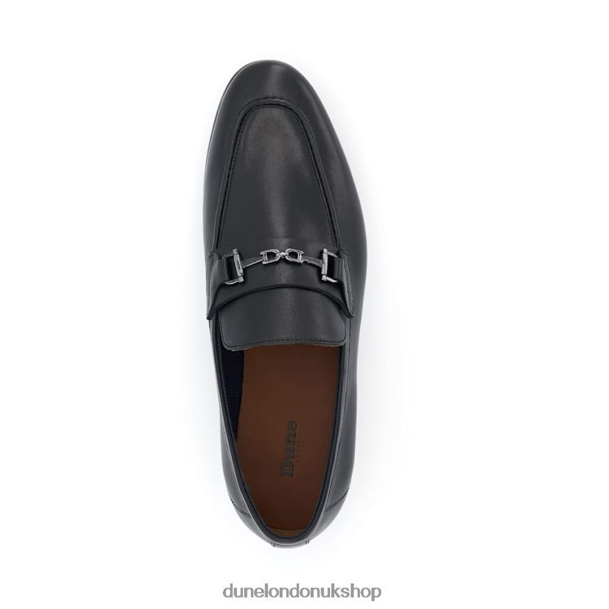 Snaffle-Trim Loafers Men N4BBPB835 Dune London Sanction Black