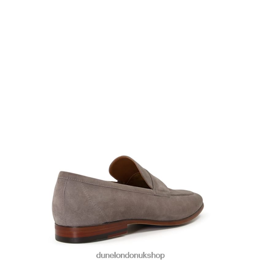 Suede Saddle Loafers Men N4BBPB837 Dune London Silas Grey