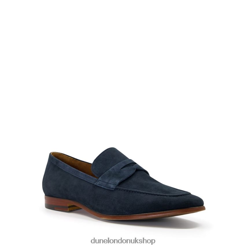 Suede Saddle Loafers Men N4BBPB882 Dune London Silas Navy