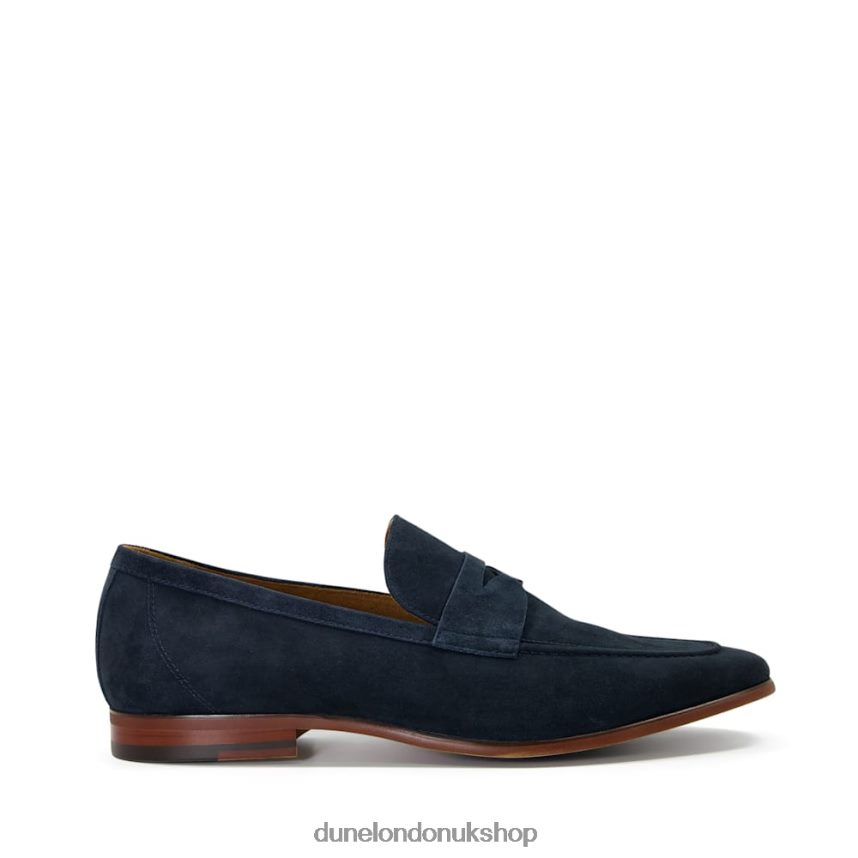 Suede Saddle Loafers Men N4BBPB882 Dune London Silas Navy