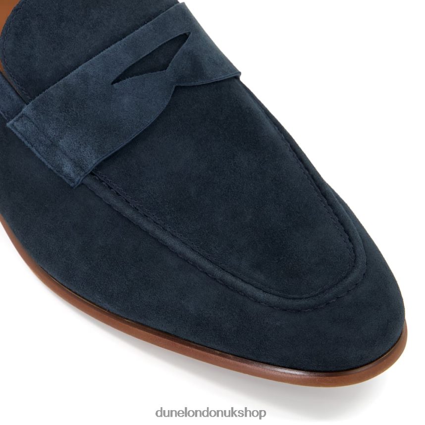 Suede Saddle Loafers Men N4BBPB882 Dune London Silas Navy