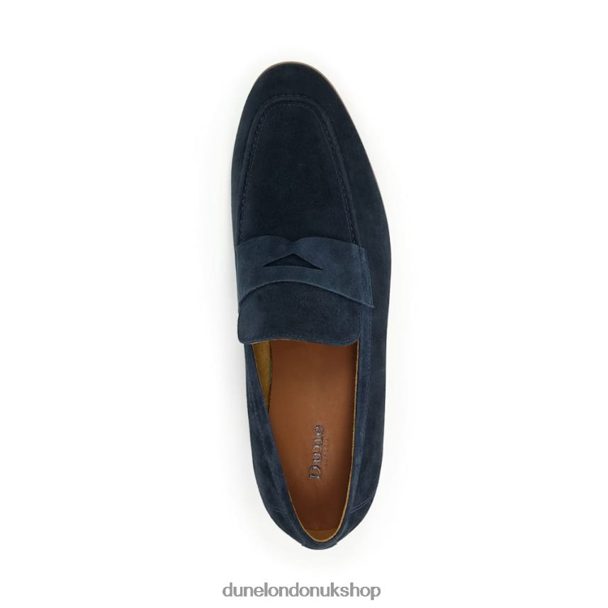 Suede Saddle Loafers Men N4BBPB882 Dune London Silas Navy