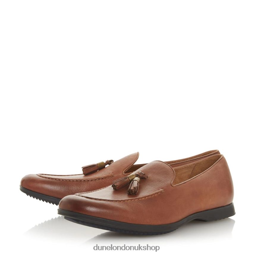 Tassel Detail Loafer Men N4BBPB871 Dune London Perth Tan