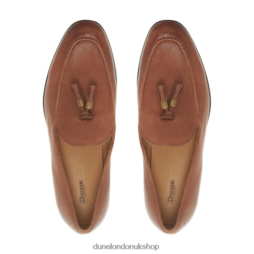 Tassel Detail Loafer Men N4BBPB871 Dune London Perth Tan