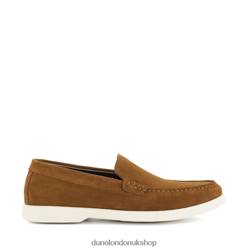 Topstitch Casual Loafers Men N4BBPB695 Dune London Buftonn Tan