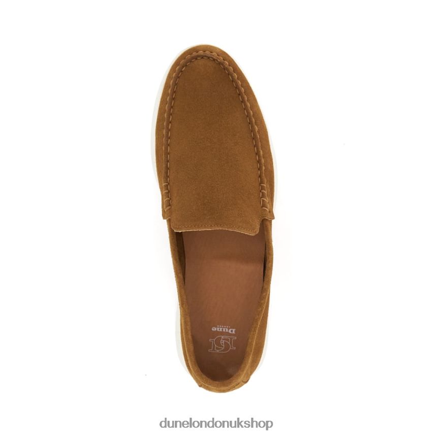 Topstitch Casual Loafers Men N4BBPB695 Dune London Buftonn Tan