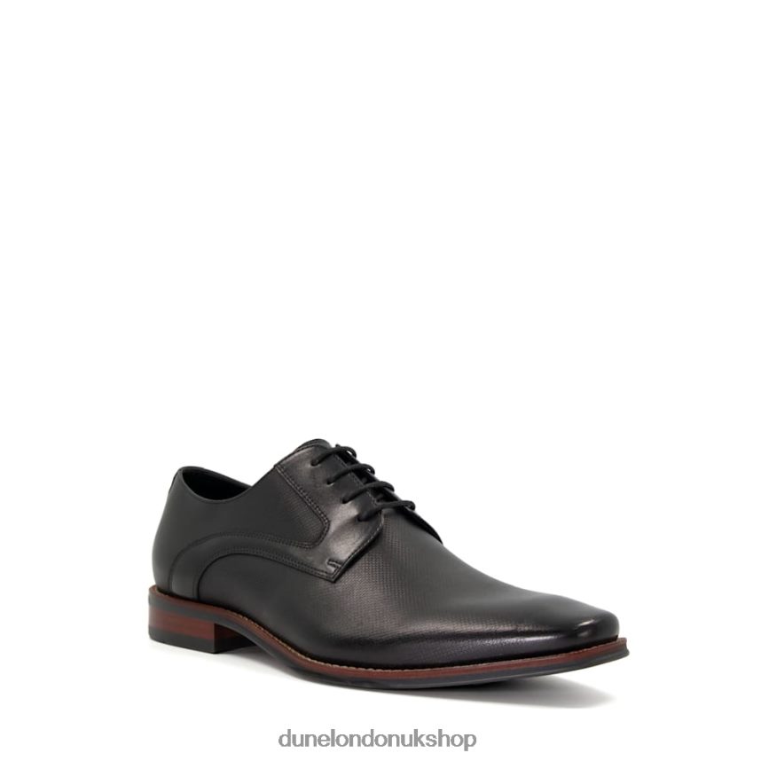 Burnished-Toe Derby Shoes Men N4BBPB724 Dune London Stoney Black