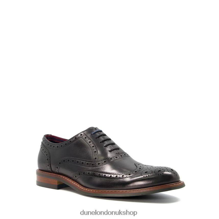 Heavy Brogue Shoes Men N4BBPB831 Dune London Pollodium Black