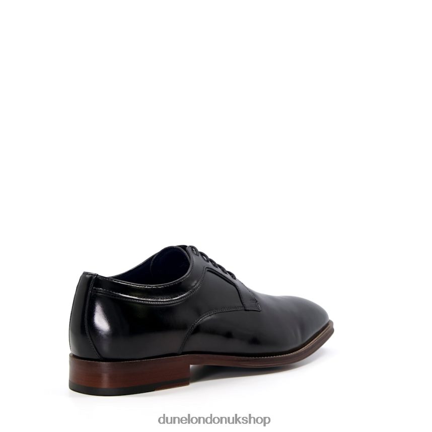 Leather Lace-Up Derby Shoes Men N4BBPB789 Dune London Sparrows Black