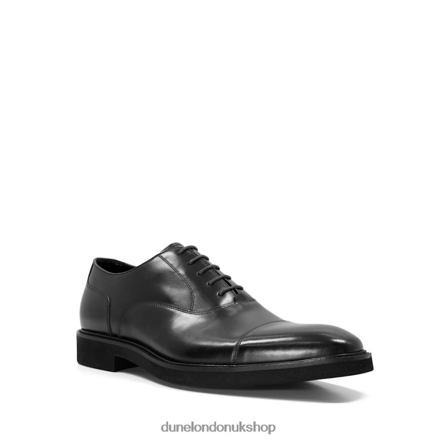 Leather Lace-Up Oxford Shoes Men N4BBPB734 Dune London Shiloh Black