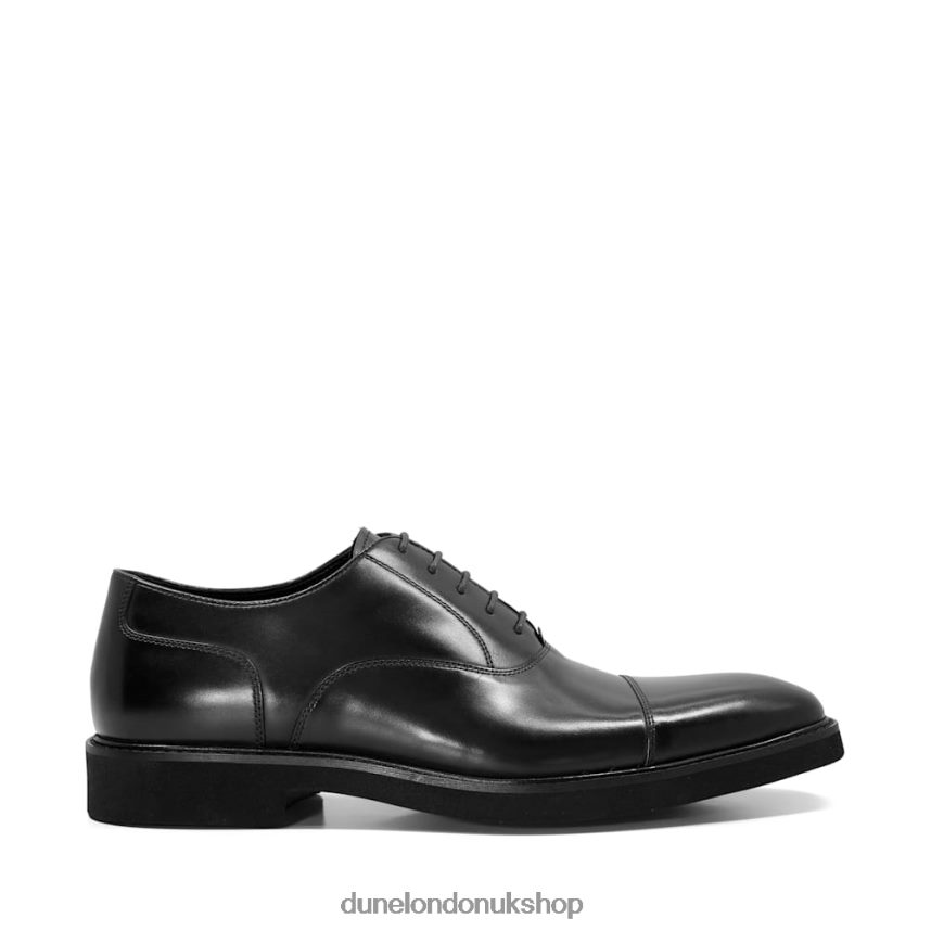 Leather Lace-Up Oxford Shoes Men N4BBPB734 Dune London Shiloh Black