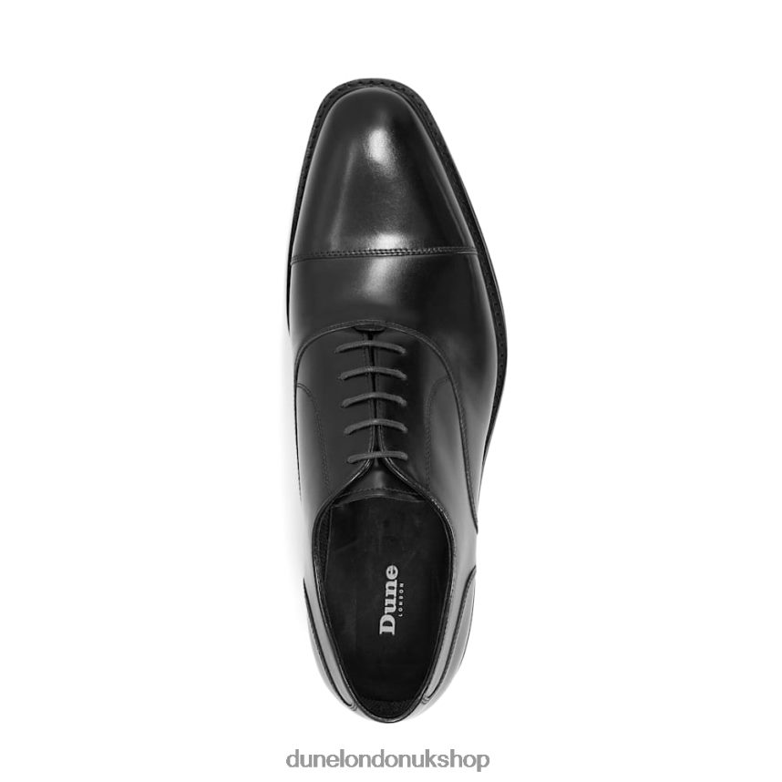 Leather Lace-Up Oxford Shoes Men N4BBPB734 Dune London Shiloh Black