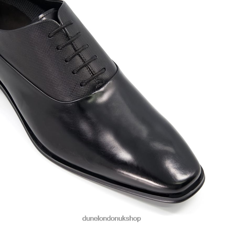 Leather Lace-Up Oxford Shoes Men N4BBPB843 Dune London Selah Black