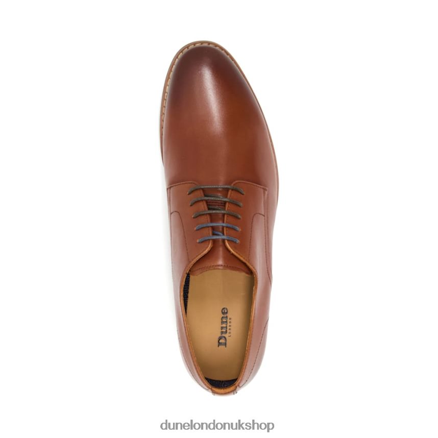 Leather Smart Gibson Shoes Men N4BBPB796 Dune London Suffolks Tan