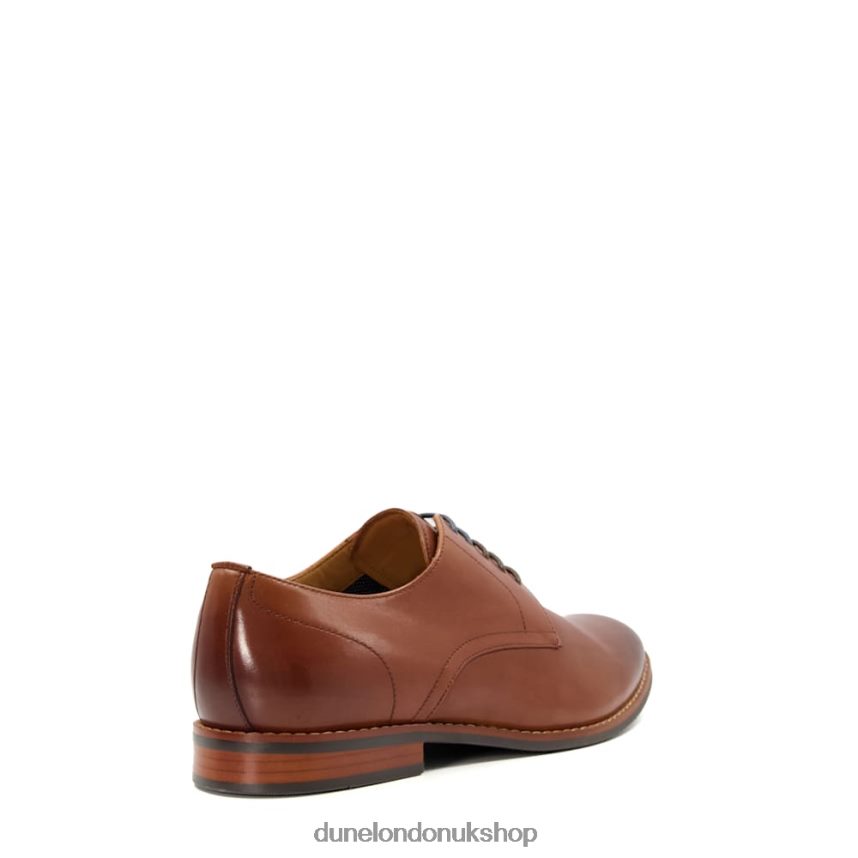 Leather Smart Gibson Shoes Men N4BBPB796 Dune London Suffolks Tan