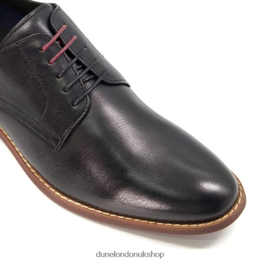 Leather Smart Gibson Shoes Men N4BBPB891 Dune London Suffolks Black