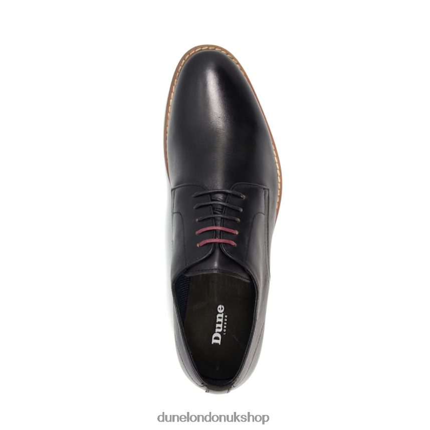 Leather Smart Gibson Shoes Men N4BBPB891 Dune London Suffolks Black