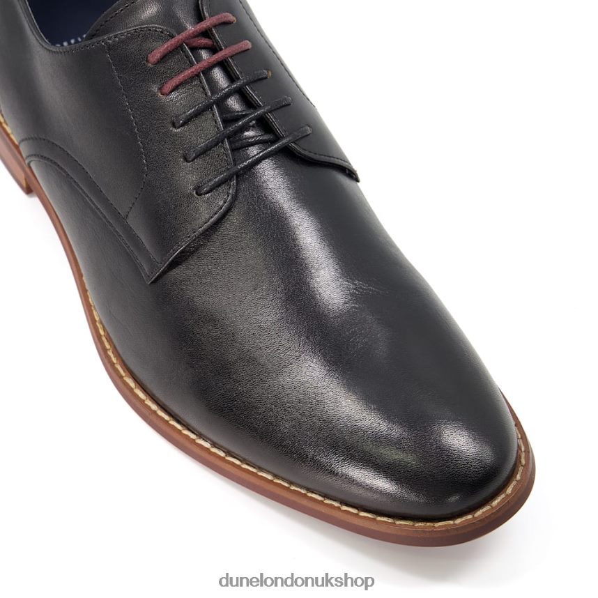 Wide Fit Leather Derby Shoes Men N4BBPB787 Dune London Suffolks Black